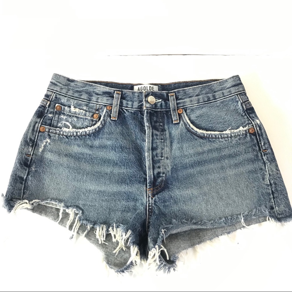 Agolde Parker Denim Shorts